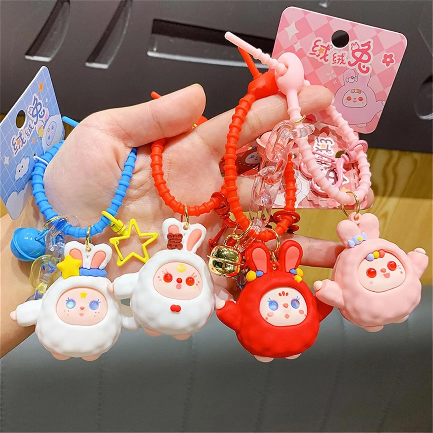 Kawaii Key Rings Accessories Purse Keychain Backpack For Car Keys Chains, Cute Girl Keychains For Kids Women Gifts