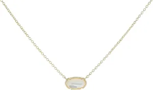 Kendra Scott Grayson Stone Pendant Necklace  Brass Construction  14K Gold Plating  Lobster Clasp