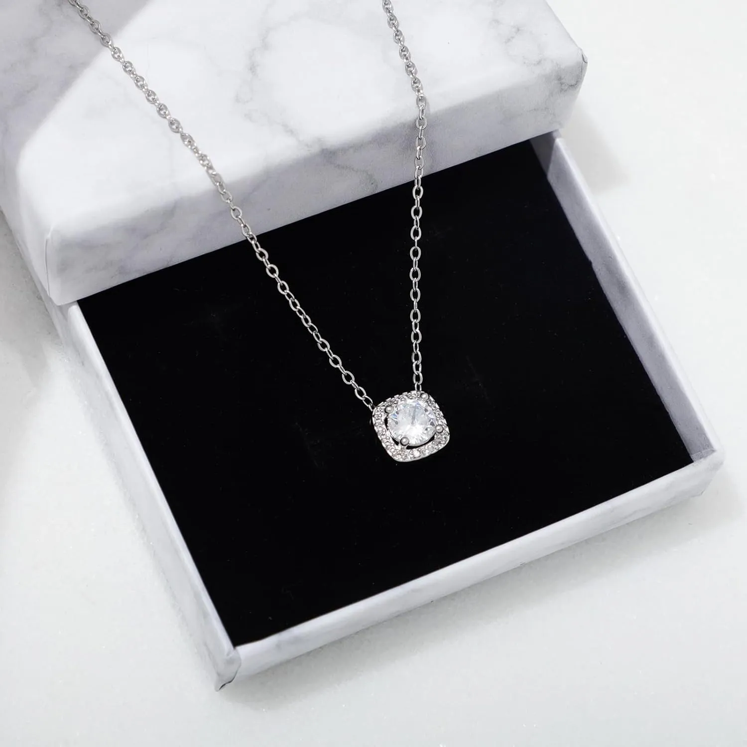 KOMI Gold Cross Pendant Necklace for Woman Safety Needle Necklace Heart Shaped Necklace and Letter Necklace As Gifts for Wife Daughter and Friend