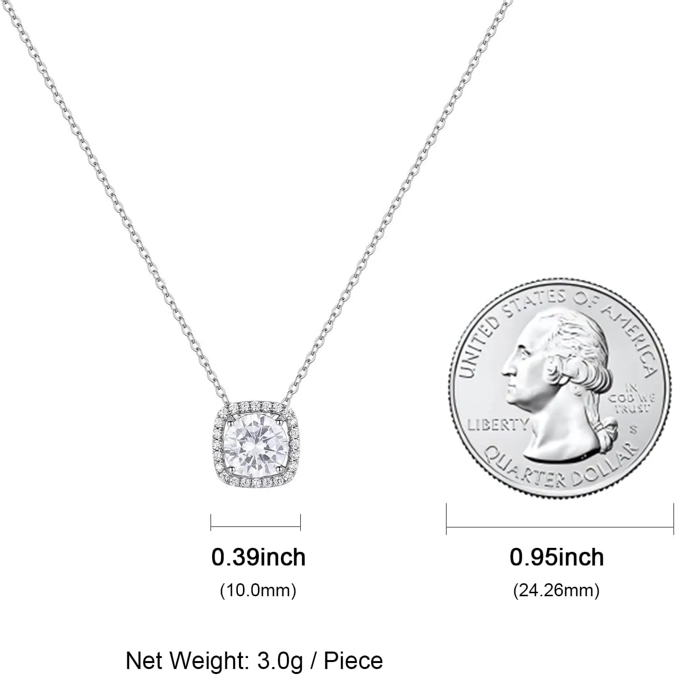KOMI Gold Cross Pendant Necklace for Woman Safety Needle Necklace Heart Shaped Necklace and Letter Necklace As Gifts for Wife Daughter and Friend
