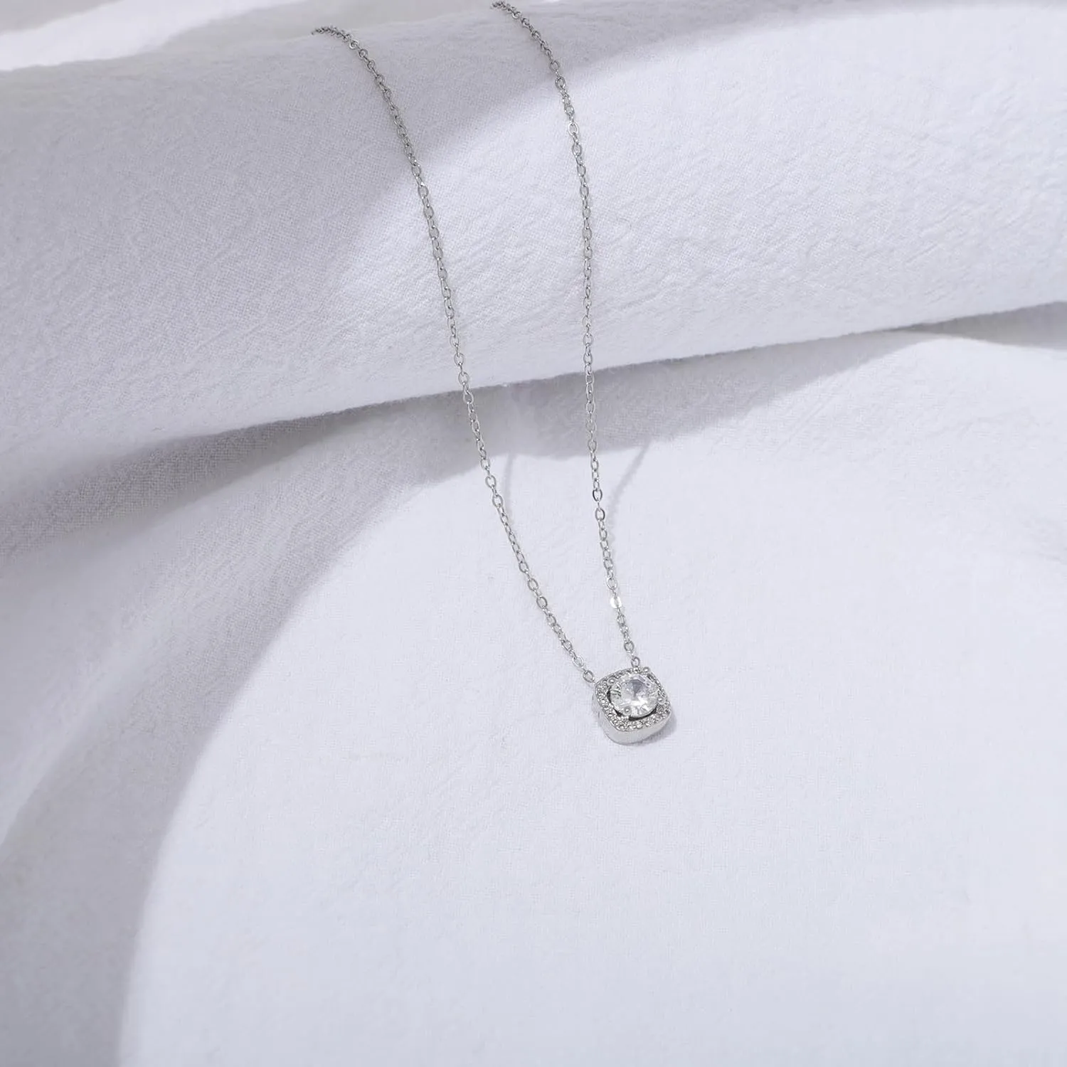 KOMI Gold Cross Pendant Necklace for Woman Safety Needle Necklace Heart Shaped Necklace and Letter Necklace As Gifts for Wife Daughter and Friend