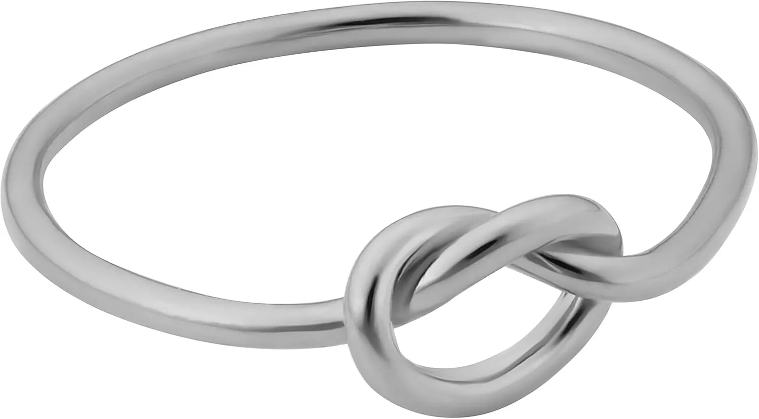 Kooljewelry 14k Gold Love Knot Ring (yellow gold, white gold or rose gold)