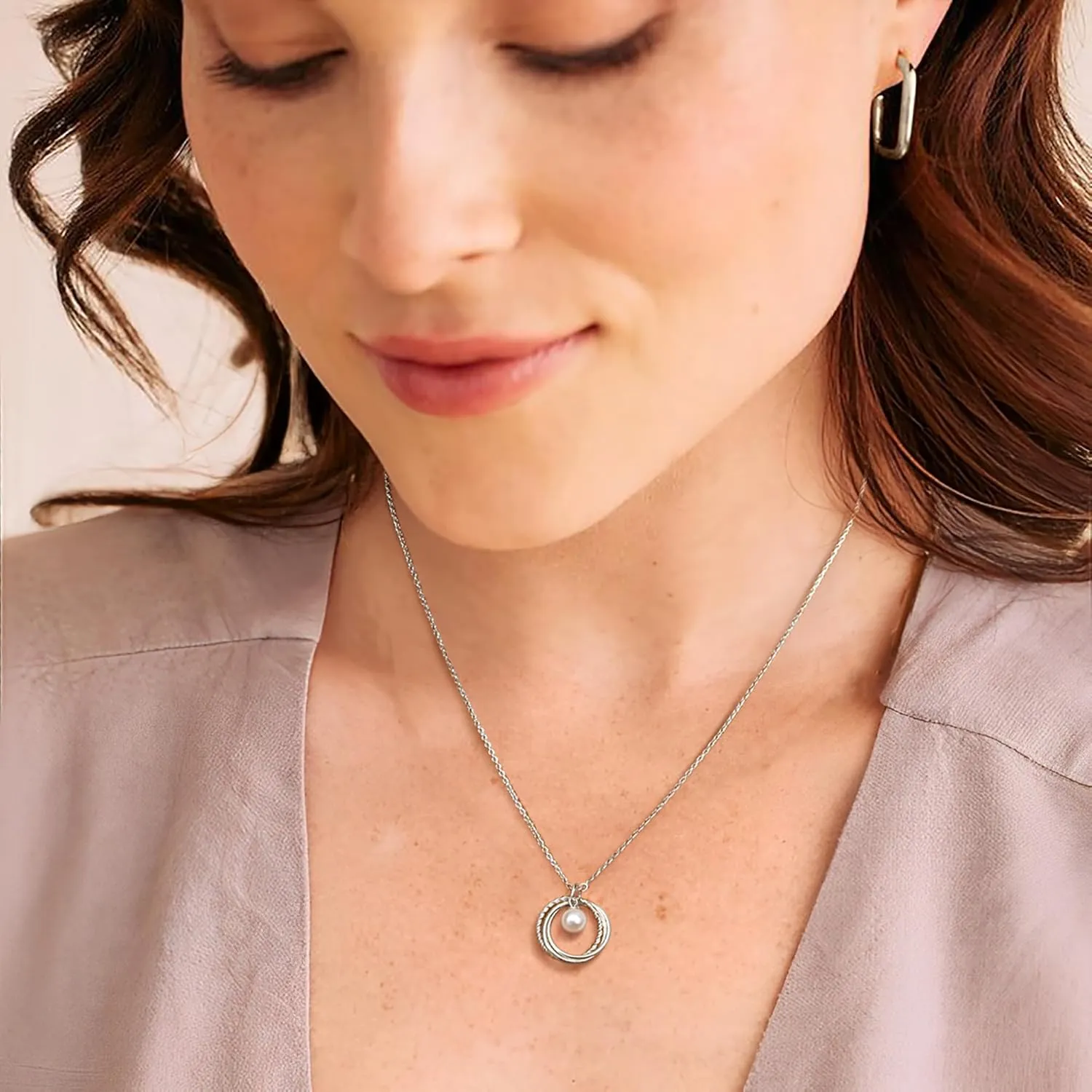 Krfy Birthday gifts for women - 925 sterling silver necklace moissanite pearl necklaces 30th 40th 50th 60th 70th 80th 90th birthday gifts 30 40 50 60 70 80 90 Years Old Birthday Present