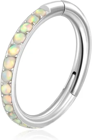 Lantine Septum Rings G23 Titanium Conch Cartilage Tragus Daith Helix Piercing Jewelry 16g Nose Ring Hoop