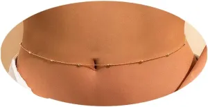 Layered Waist Chain Adjustable Bikini Belly Chain Summer Waist Chain Beach Belly Chain for Women Gold Waist Chain MultiLayer Metal Waist Chain Body Chain Beach Waist Jewelry