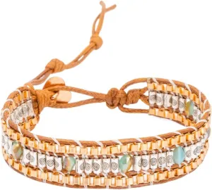 Leather Wrap Healing Bead Bracelet Women Men Boho Friendship Jewelry
