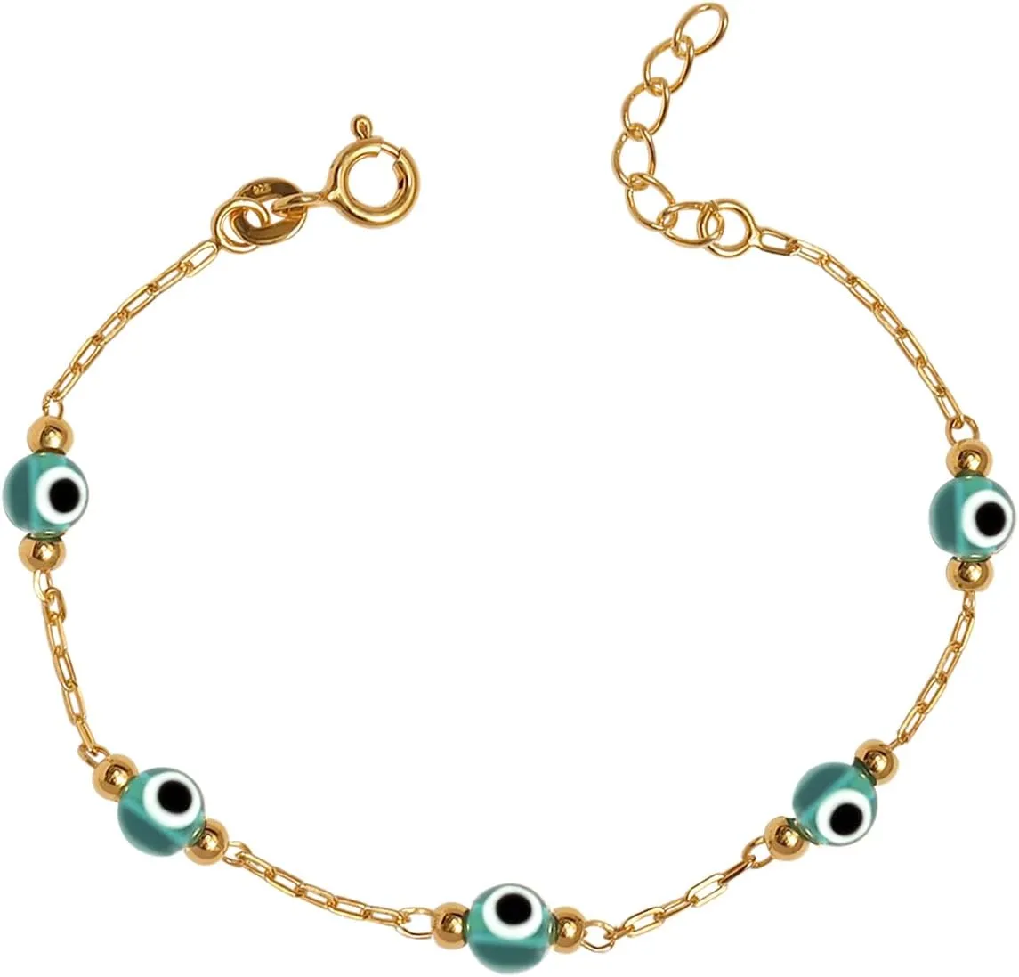 LeCalla 925 Sterling Silver CZ Station Bracelet Lightweight Classic Italian Pearl Zirconia Bracelet for Women Mom Grandma Sisters