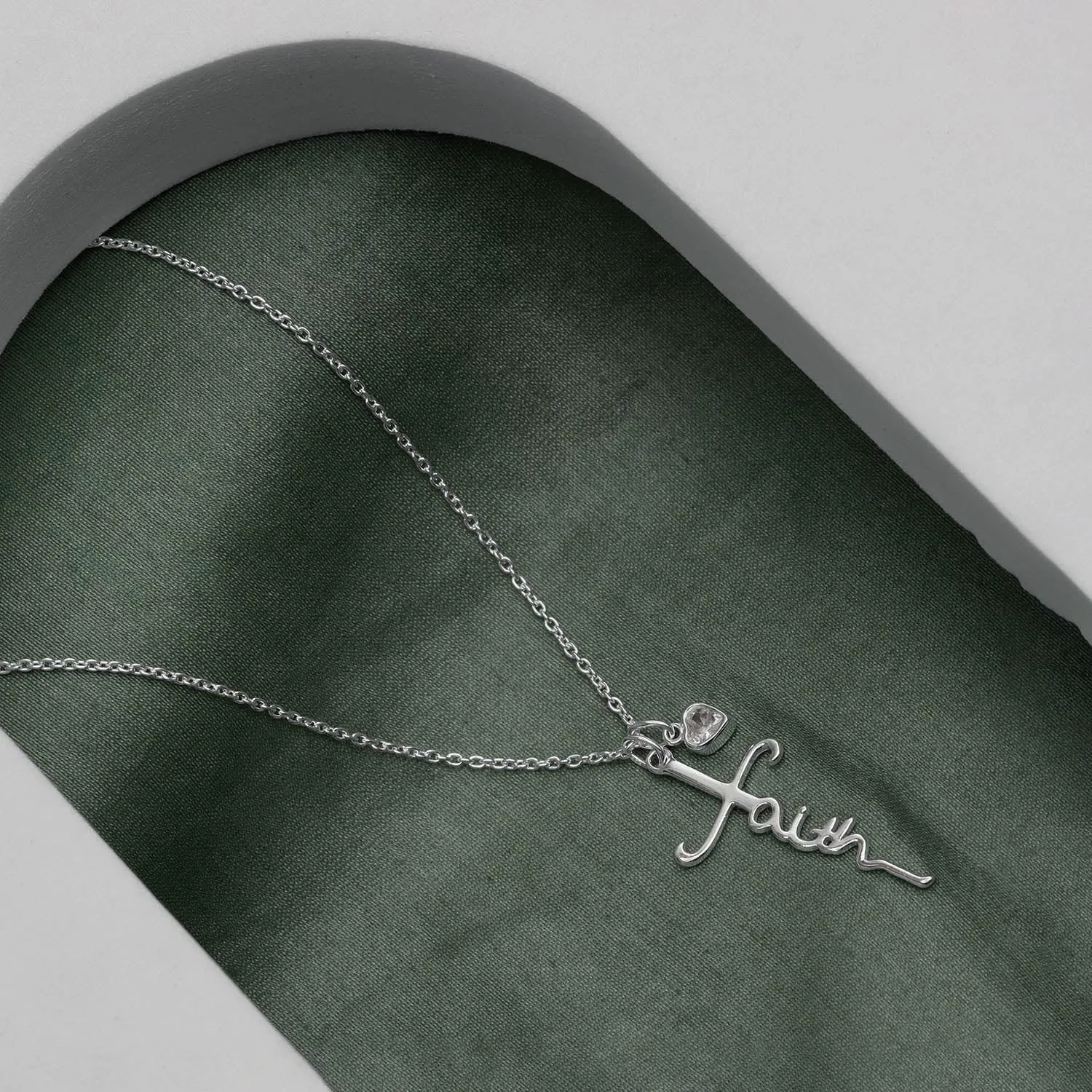 LeCalla Silver Cross Pendant Necklace Jewelry | Solid 925 Sterling Silver Cross Necklace for Men Women