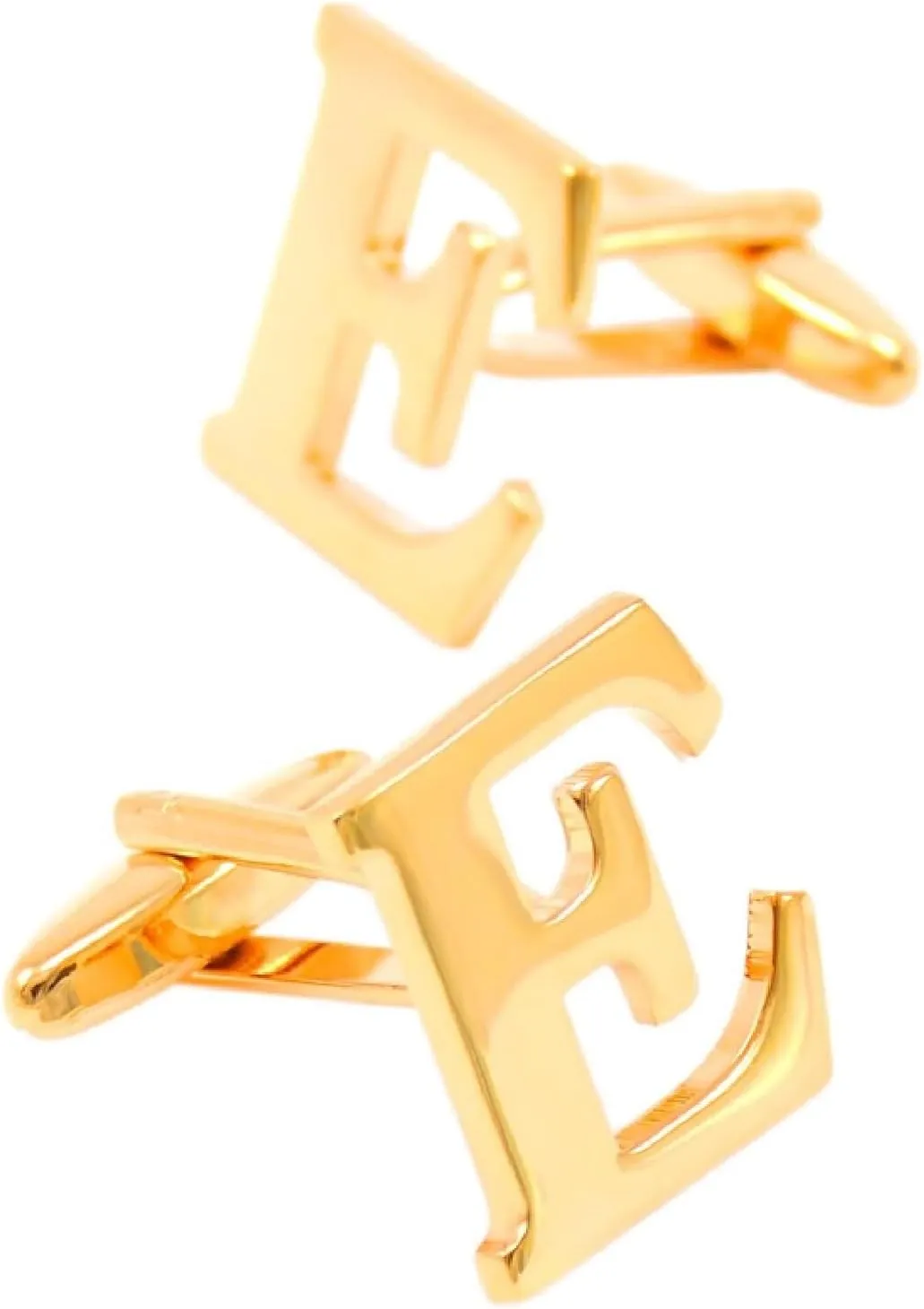 Men Dress Shirt Cuff Links, Cufflink Set 26 Letters Shirt Buttons for Men for Wedding Groom Business
