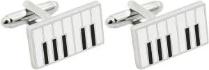 Mens Cufflink Set, Cuff Links for Groom from Bride Note with Cubic Zirconia Alloy