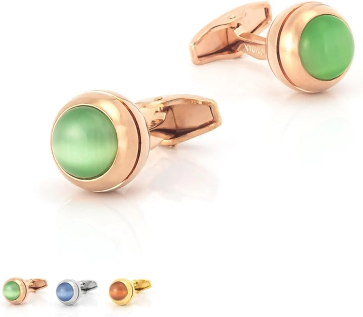 Mens Cufflinks, Tuxedo Cuff Links Mens Round Shape Cuff Links Mens Simple for Wedding Groom Business