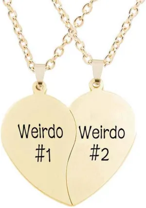 MJartoria BFF Necklace for 2-Valentines Heart Matching Necklace Best Friends Pendant Friendship Necklace Set of 2 Birthday Gifts