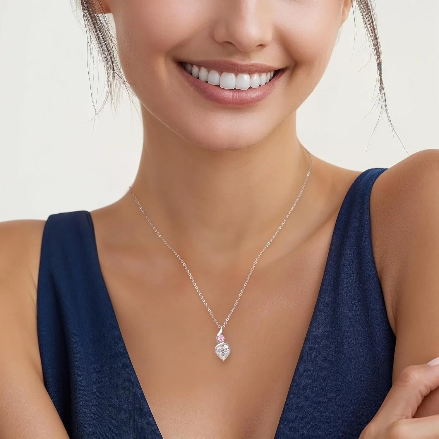 Moissanite Heart Pendant Necklaces for Women925 Sterling Silver Gold Plating Necklace with BirthstoneIdeal Anniversary Present or Birthday Christmas Valentine Engagements Mothers Day Jewelry Gifts for Mom Wife Her Girlfriend