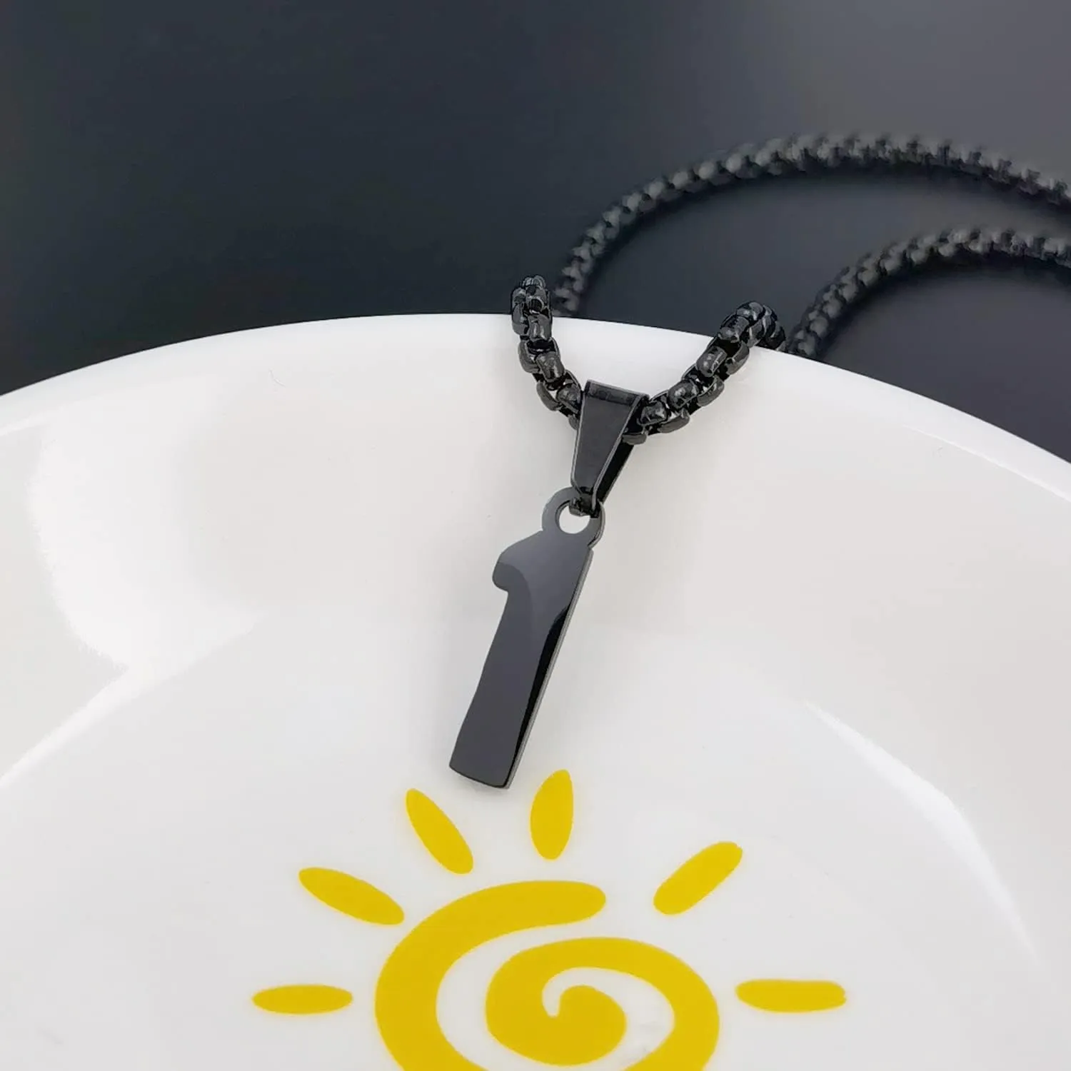 MUERDOU Number Necklace for Men Athletes Number Chain Stainless Steel Jersey Pendant Personalized Sports Jewelry Gift for Men Basketball Baseball Football