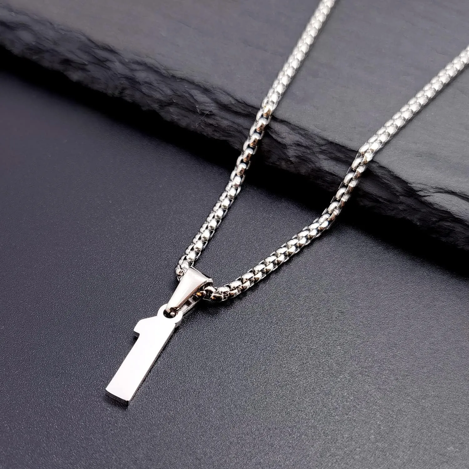 MUERDOU Number Necklace for Men Athletes Number Chain Stainless Steel Jersey Pendant Personalized Sports Jewelry Gift for Men Basketball Baseball Football