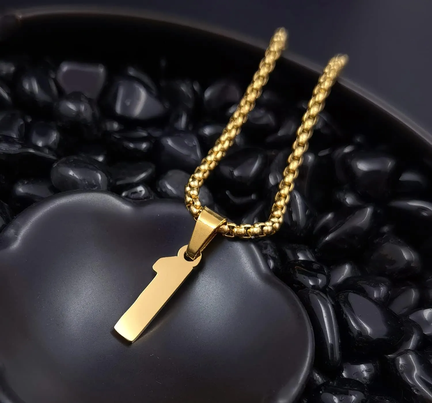 MUERDOU Number Necklace for Men Athletes Number Chain Stainless Steel Jersey Pendant Personalized Sports Jewelry Gift for Men Basketball Baseball Football