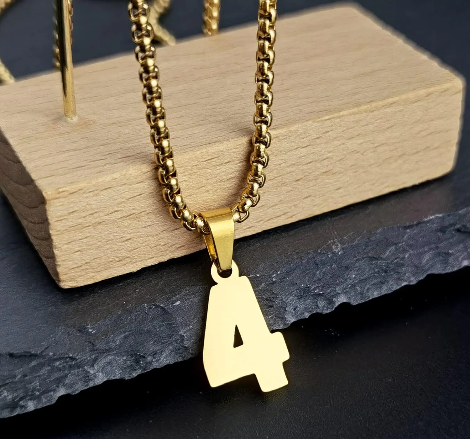 MUERDOU Number Necklace for Men Athletes Number Chain Stainless Steel Jersey Pendant Personalized Sports Jewelry Gift for Men Basketball Baseball Football
