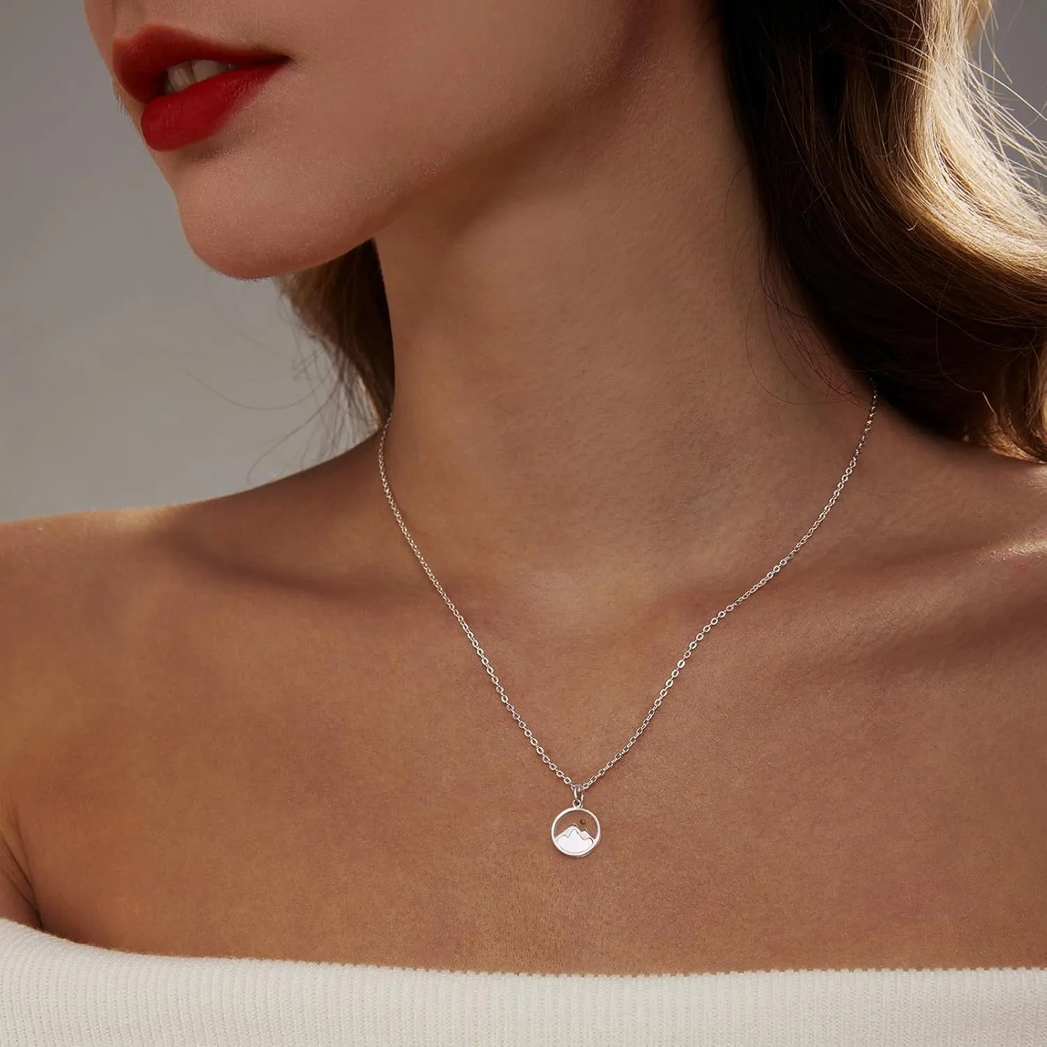 Mustard Seed Necklace for Women Inspirational Faith Necklace Christian Gifts for Women Dainty 14k Gold Necklaces Non Tarnish Religious Gift for Sister Daughter Mom