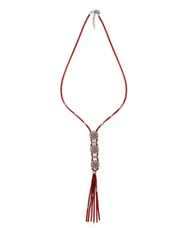 Myra Charmed Life Necklace in Crimson
