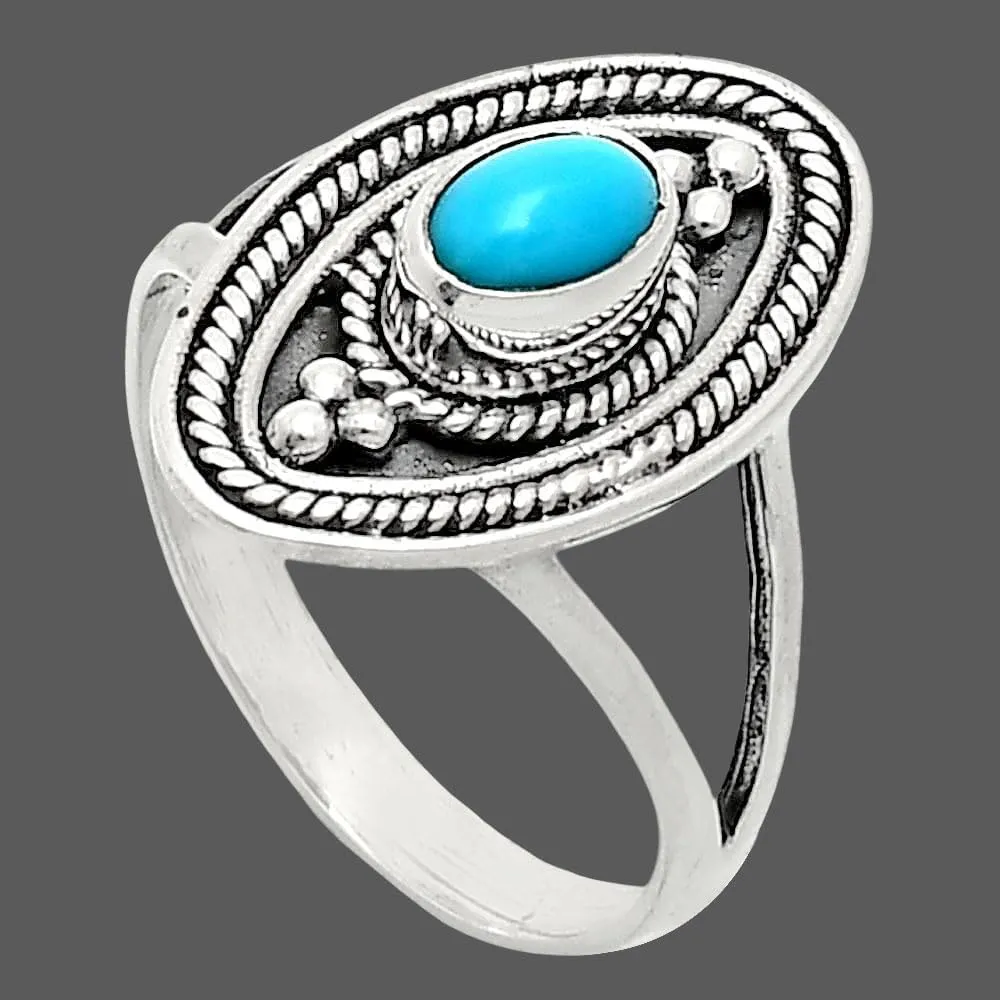 Natural Gemstones Oval Shape 925 Sterling Silver Ring s.6-10 R-1258 AGR1026