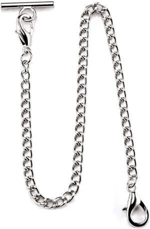 Pocket Watch Vest Chain 14.7 inch (37.5 cm) Silver
