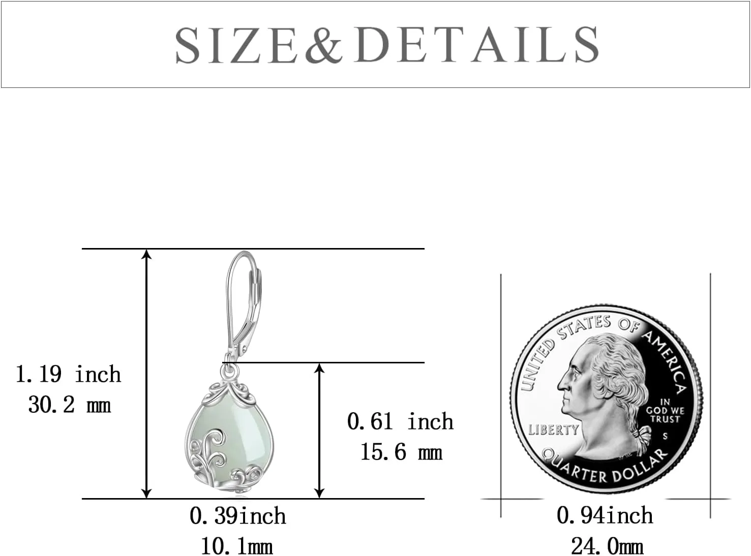 POPLYKE Celtic Filigree Teardrop Drop Dangle Earrings Sterling Silver Leverback Earrings Jewelry for Women