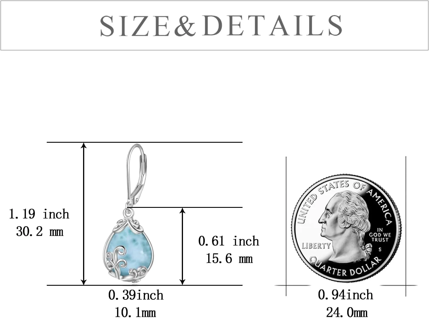 POPLYKE Celtic Filigree Teardrop Drop Dangle Earrings Sterling Silver Leverback Earrings Jewelry for Women