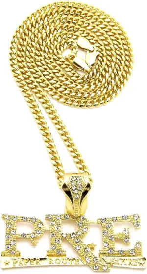 PRE Pendant with 24 Inch Necklace