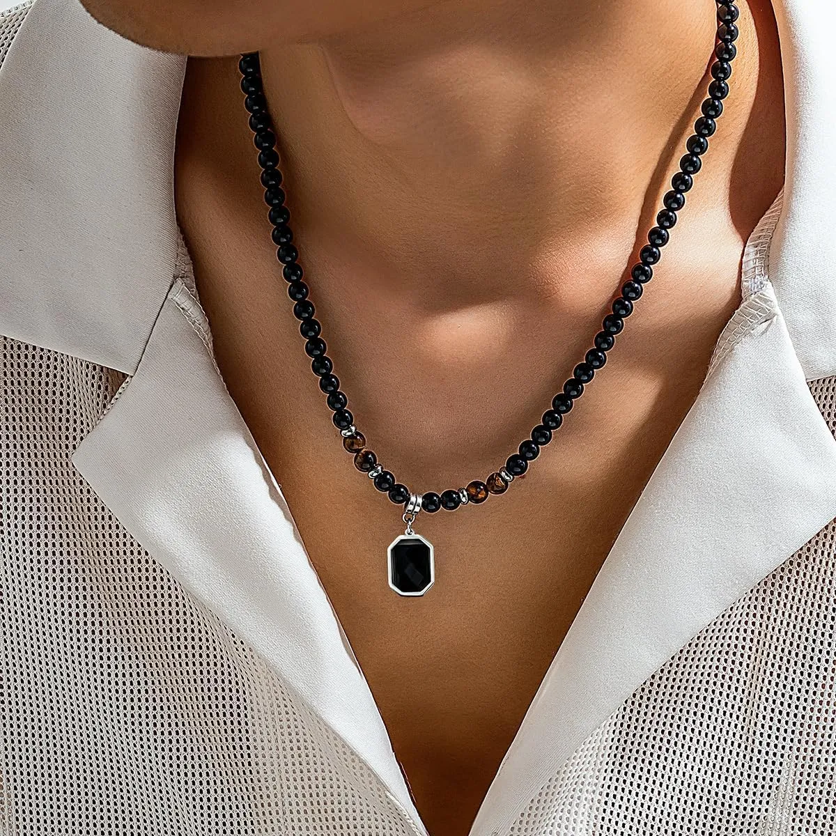 Puka Shell Necklace - Men's Surfer & Beach Necklace with Hawaiian Beaded, Coconut & Conch Seashell Designs - Wood Heishi & Summer Jewelry