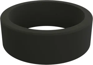 QALO Men's Basic & Flat Silicone Ring - Mens Silicone Wedding Band - Breathable Comfort Fit Silicone Rings for Men - Durable Rubber Engagement Rings for Him - 8mm x 2mm