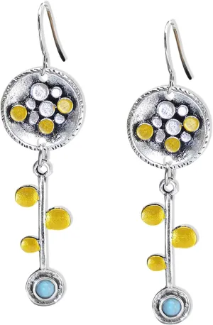 Retro Bohemian Ethnic Earrings Handmade Antique Geometric Dangle Drop Statement Earrings for Women Girls Jewelry Gift