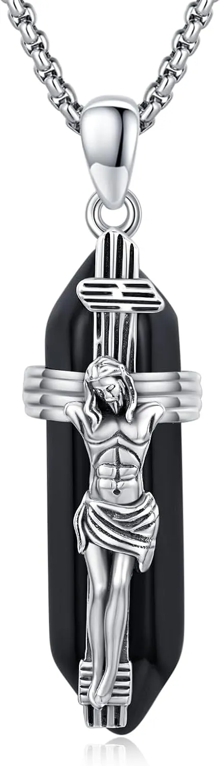 Saint Necklace 925 Sterling Silver Patron Saint Pendant Necklaces Archangel Amulet Medal Necklace Protection Jewelry for Men Women with 22 2 inches Chain