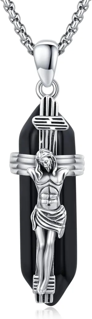 Saint Necklace 925 Sterling Silver Patron Saint Pendant Necklaces Archangel Amulet Medal Necklace Protection Jewelry for Men Women with 22 2 inches Chain