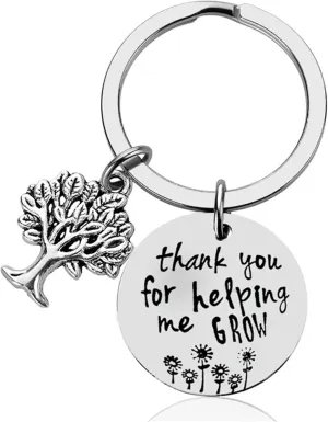 Teacher Keychain Graduation Appreciation Gift for Dad Mom Grandma Grandpa Unique Mothers Fathers Day Christmas Gift
