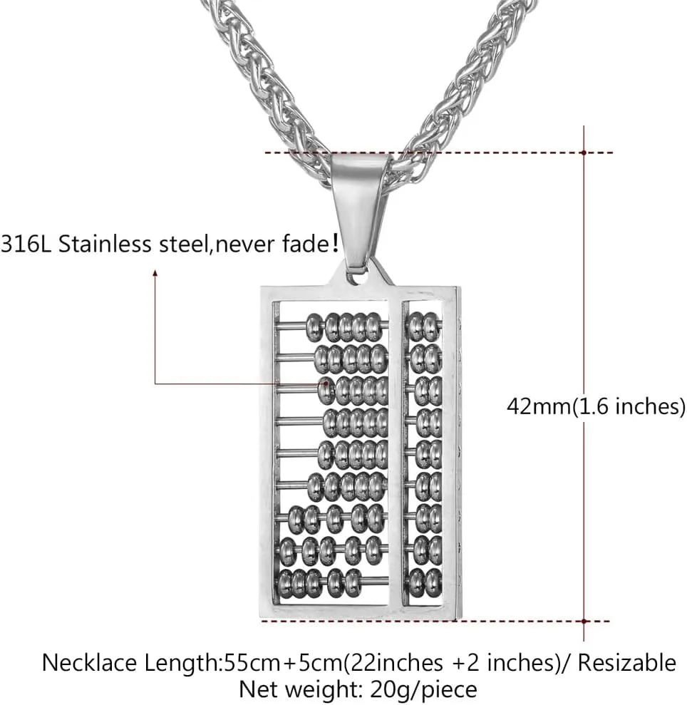 U7 Punk Necklaces Stainless Steel 18K Gold Plated Large Hip Hop Dagger/Knife/Sword/Steampunk Gear/Large Razor Blade Pendant Necklace for Men Women, Chain 22-24 Inches