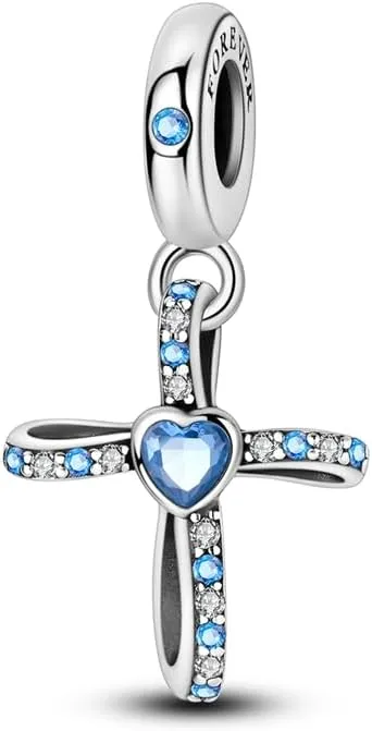 VALGACLS Mom Wife Daughter Love Heart Wedding Rings Charms 925 Sterling Silver Charms for Bracelets Necklace Valentine's Day Mother's Day Jewelry Charm for Women