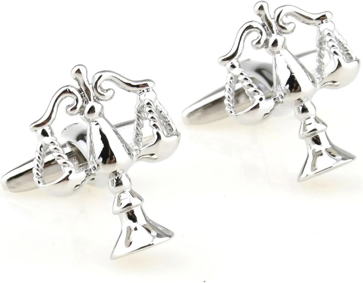 Vintage Cuff Link, Cufflinks Silver Libra Mens Cufflinks Funny for Son, Father, Husband, Boyfriend