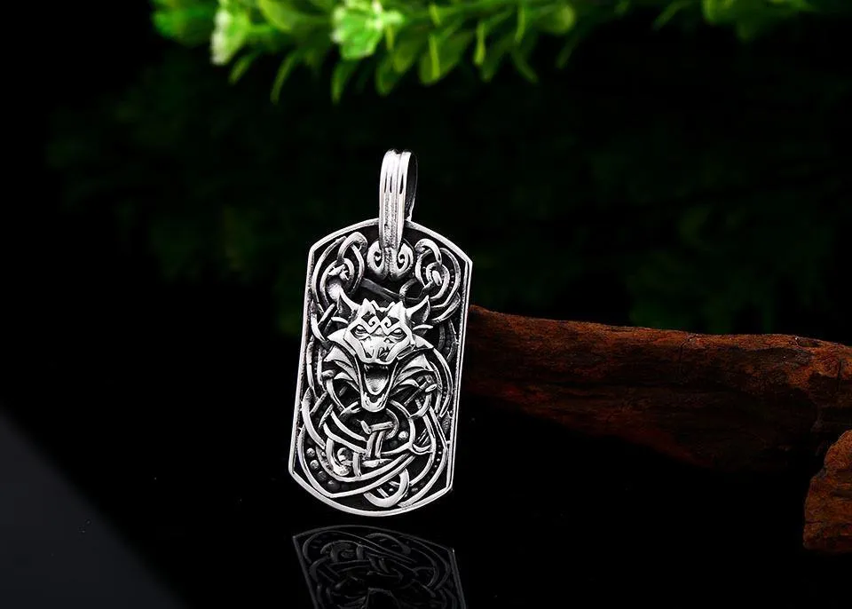 Wolf's Howl Amulet Necklace