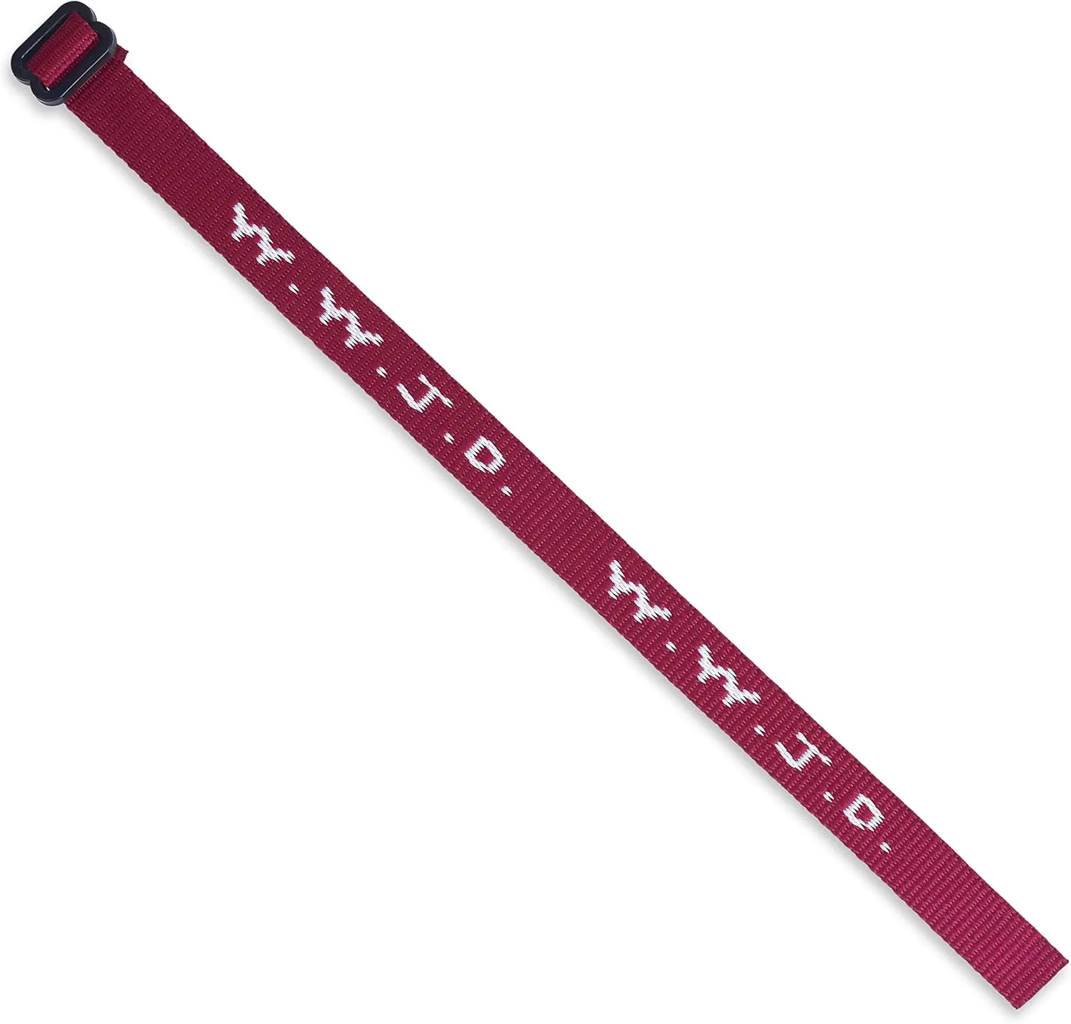 W.W.J.D. Gear Brand What Would Jesus Do Woven Bracelet, Religious Christian Wristband, Multiple Colors Available - Single Individual Bracelets